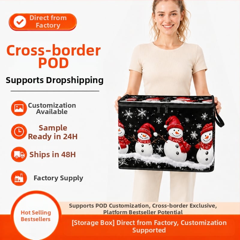 Cutie pliabilă de depozitare pentru garderobă, 90L, poliester, organizator de haine, logo personalizat