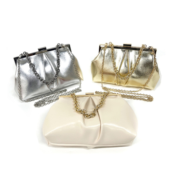 PU dumpling torbica s lancem, večernja clutch za žene, torba za zabave