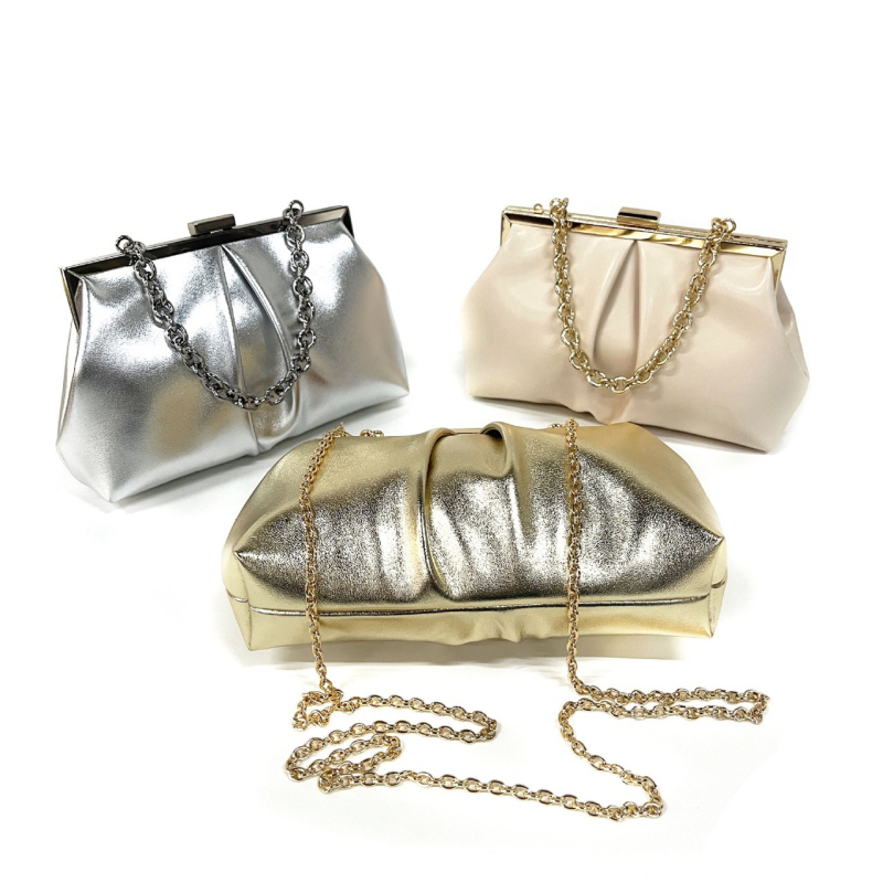 PU dumpling torbica s lancem, večernja clutch za žene, torba za zabave