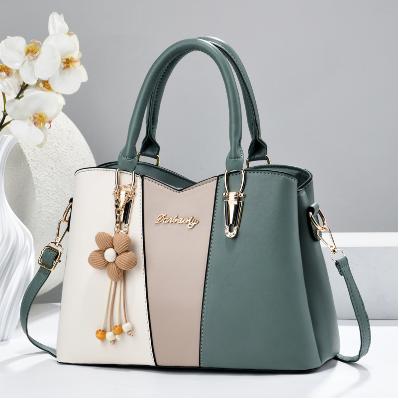 Geantă de damă color-block 2026, capacitate mare, geantă de zi cu zi pentru umăr sau crossbody