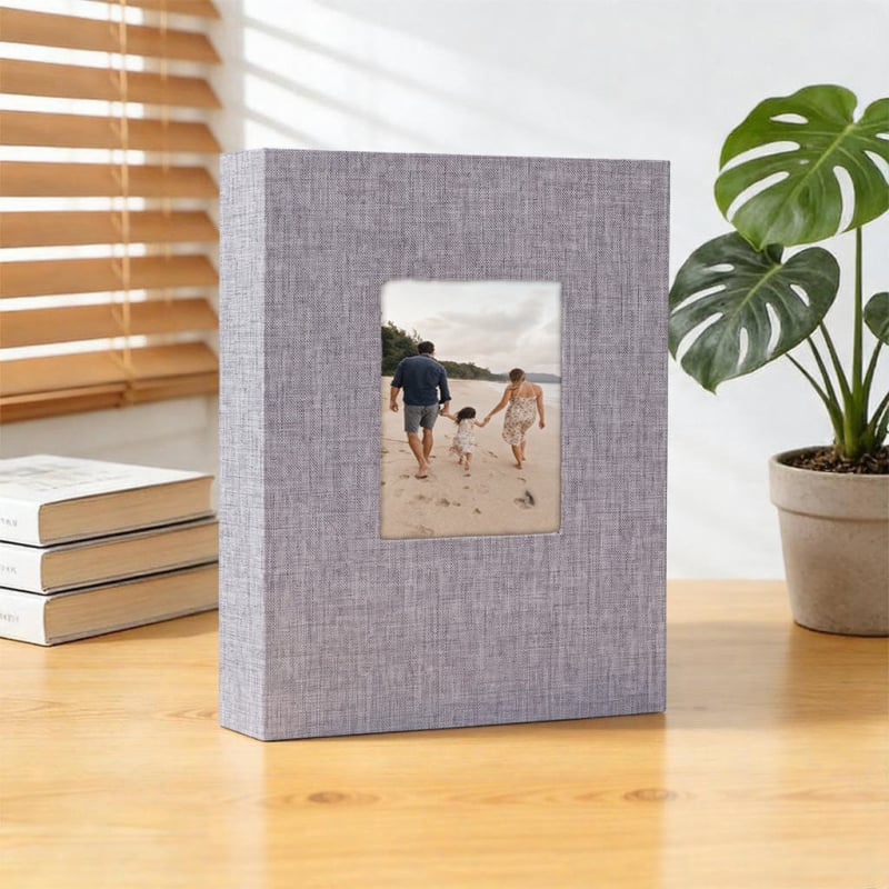 Tokugawa фотоалбум с платнено покритие, размер 4R6, 104 страници, стил на вложки