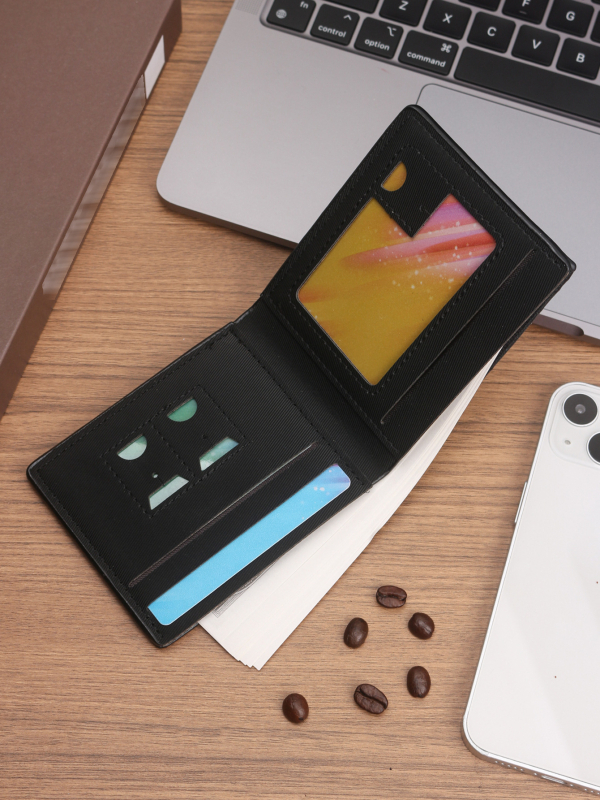Portofel lung cu RFID și fermoar, design minimalist, culoare solidă, mare capacitate, portofel pentru telefon, stil de afaceri