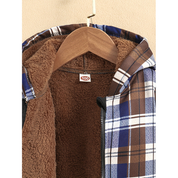 Мъжко каре яке, удебелена Vinylon материя, пролет, голям размер