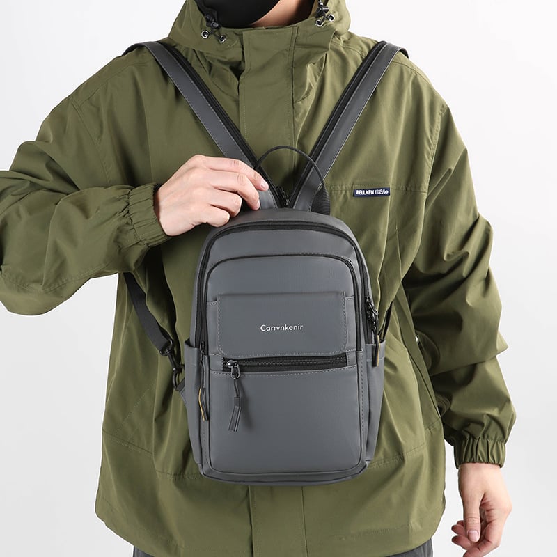 Geantă de umăr PU pentru bărbați, outdoor și afaceri, ușoară, cu capacitate mare, compatibilă cu laptop de 10 inch