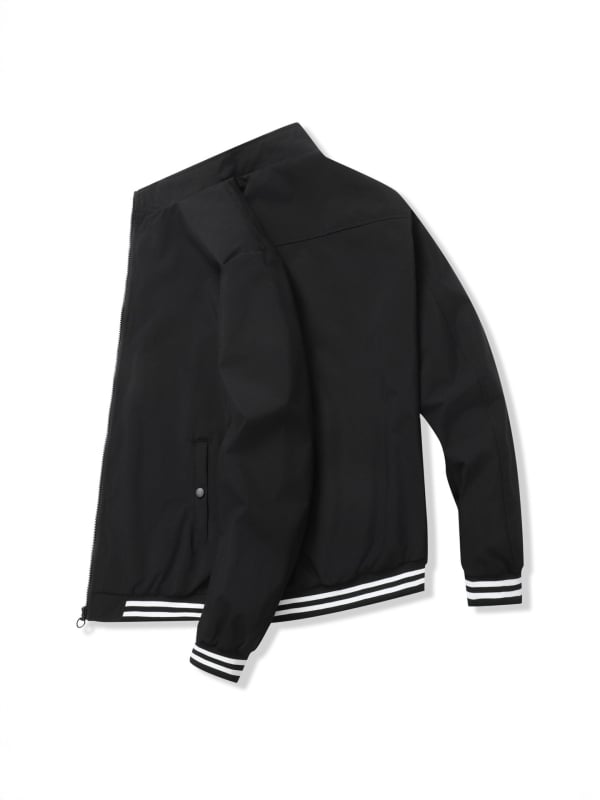 Muška jakna za proljeće i jesen sa stojećim ovratnikom, casual gradski stil