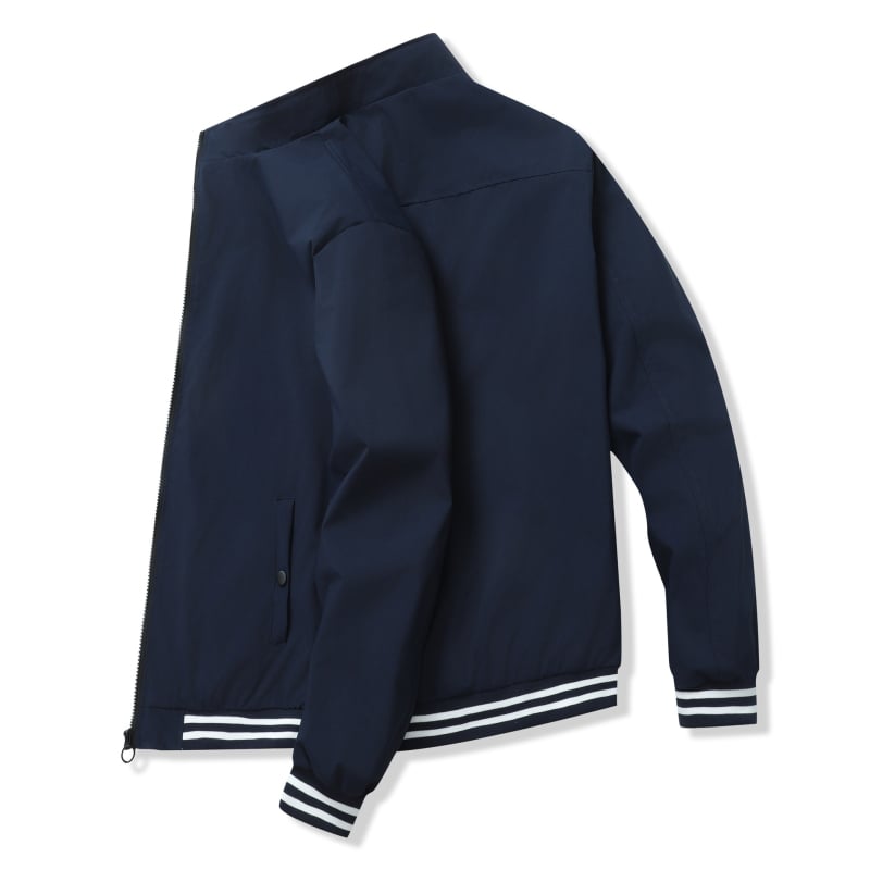 Muška jakna za proljeće i jesen sa stojećim ovratnikom, casual gradski stil