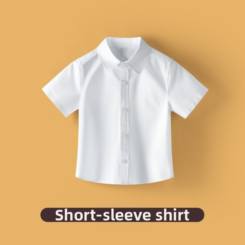 Biele tričko pre detský zbor, unisex, pre materskú školu až druhý stupeň základnej školy, uniforma pre absolventov.