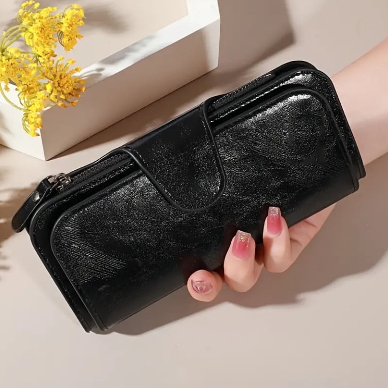Moderna i svestrana ženska clutch torbica u korejskom stilu, torbica za telefon s više pretinaca za kartice, prostrani retro novčanik