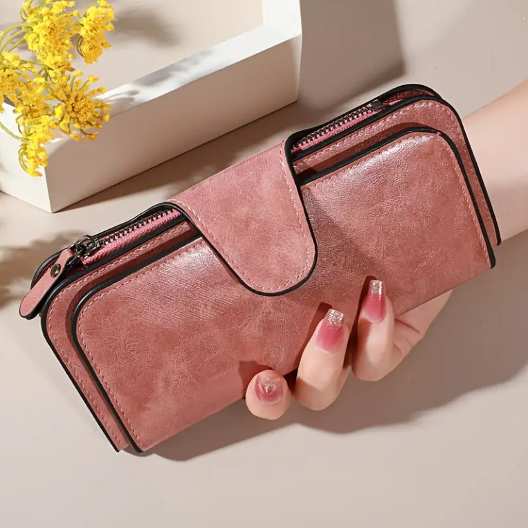 Moderna i svestrana ženska clutch torbica u korejskom stilu, torbica za telefon s više pretinaca za kartice, prostrani retro novčanik