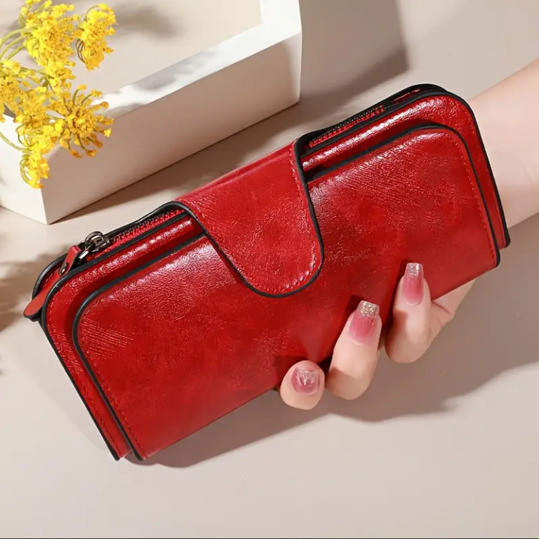 Moderna i svestrana ženska clutch torbica u korejskom stilu, torbica za telefon s više pretinaca za kartice, prostrani retro novčanik
