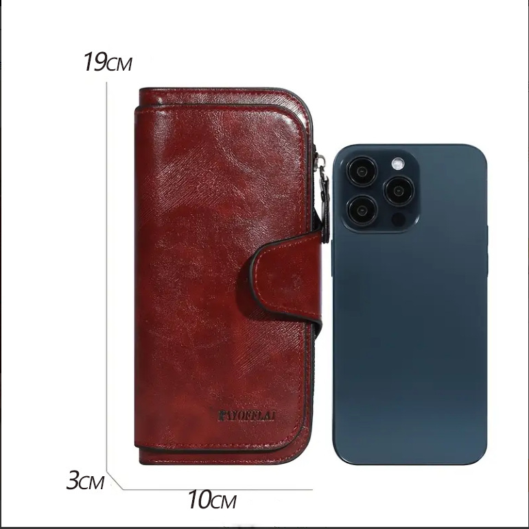 Moderna i svestrana ženska clutch torbica u korejskom stilu, torbica za telefon s više pretinaca za kartice, prostrani retro novčanik
