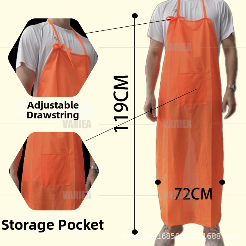 Ľahká, priedušná záhradnícka zástera s vreckami, unisex