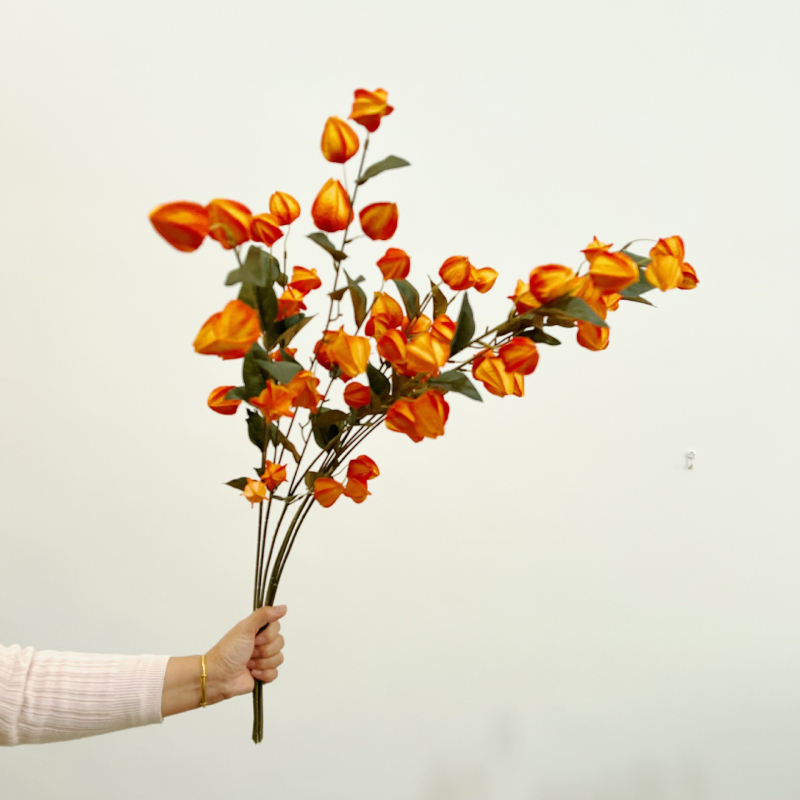 Flori artificiale cu fructe în formă de lampion pentru decor interior și recuzită pentru fotografie de nuntă
