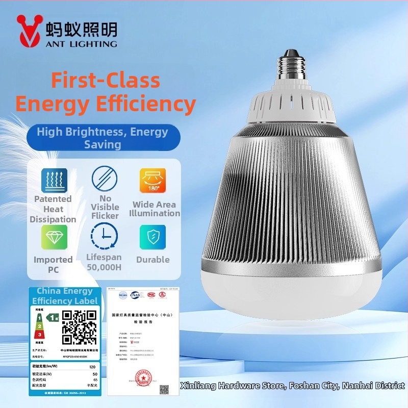 LED žiarovka s päticou E27, 36 – 150 W, vysoký jas pre vnútorné dielenské osvetlenie.