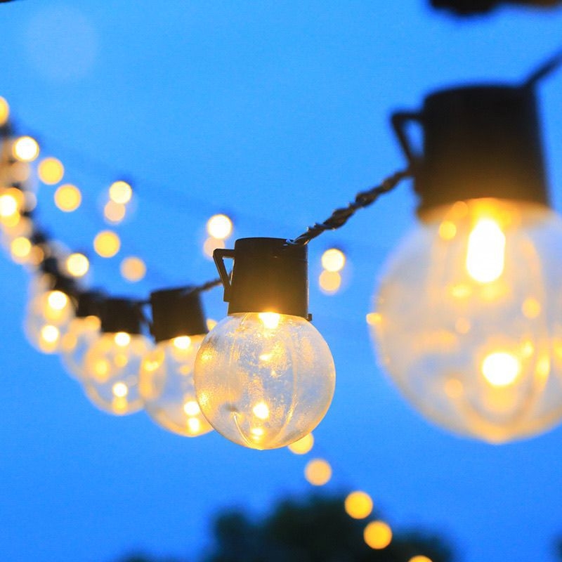 LED цветни глобус светлини за външен къмпинг и украса на навеса