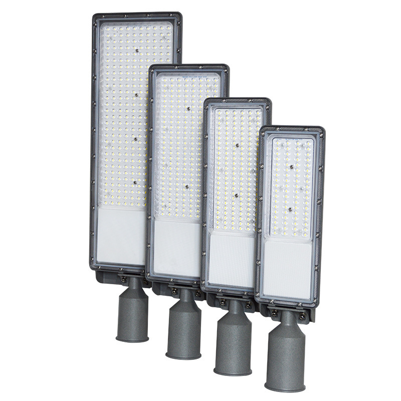 Външно водоустойчиво LED улично осветително тяло, мрежово захранване, регулируемо, IP66, за селски път, двор и индустриално осветление