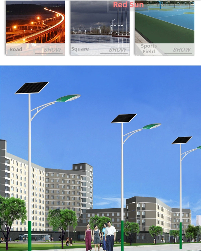LED 50W водоустойчива улична лампа с регулируемо рамо за външни пътеки и градина