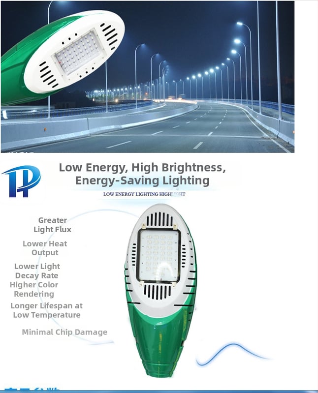LED 50W водоустойчива улична лампа с регулируемо рамо за външни пътеки и градина