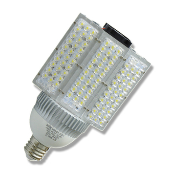 Високопроизводителна LED улична светлинна глава, база E27/E40, 220V, 50/60/80W, 8800 lm, IP65, алуминиев корпус, 149×288 мм, за осветление на пътища, дворове и площади