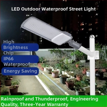 LED svetelná hlava pre stĺpy pouličného osvetlenia – vonkajšie osvetlenie nádvorí, parkov a vidieckych oblastí; nastaviteľná 90°–180°; hliníkové puzdro IP66
