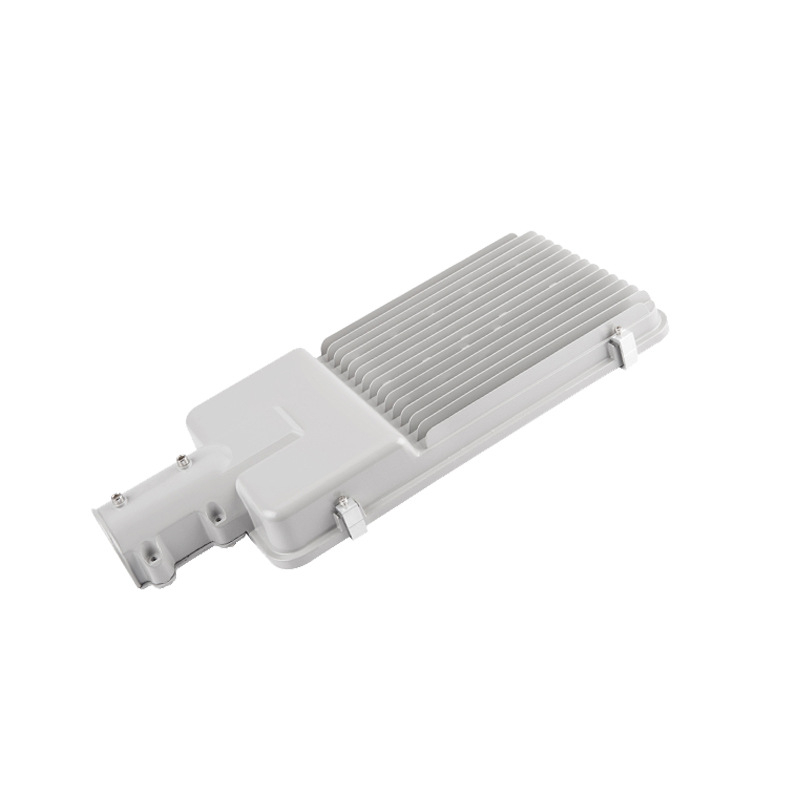 LED οδικός φωτισμός 100W με βραχίονας, 220V, 6000K, 10000 lm, IP65, αλουμινένιο περίβλημα, δέσμη 75°×145°, κατάλληλος για κήπους και γειτονιές