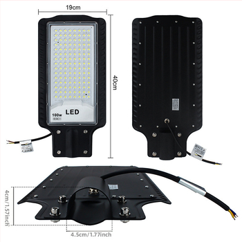 LED pouličné osvetlenie pre vonkajšie použitie, vodotesné IP65, 120 LED diód, 6000K, hliníkové puzdro, 50W – 200W, 220V, vysokopólové pouličné osvetlenie