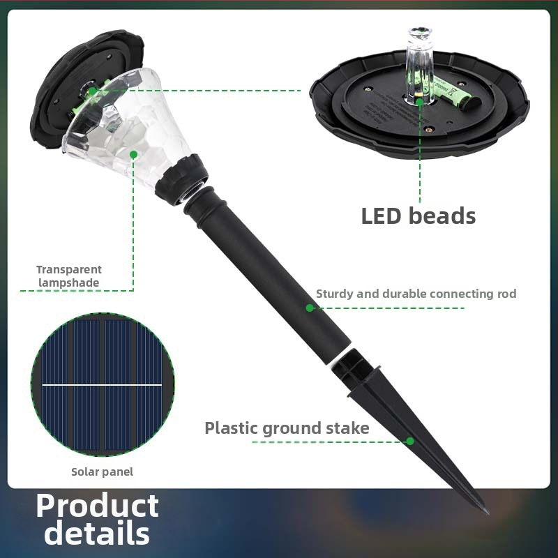 Lumină LED de proiecție pentru exterior, alimentată cu energie solară, pentru curte și grădină, impermeabilă