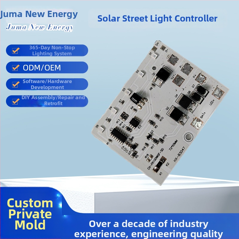 3,2V solárny regulátor pouličného osvetlenia, 20A split PWM, záhradné LED svetlomet s diaľkovým ovládaním a stmievaním