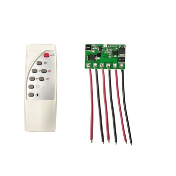 Távirányítós napelemes utcai lámpa vezérlőpanel, többfeszültség 6.4V–12V, hosszú élettartamú világítás
