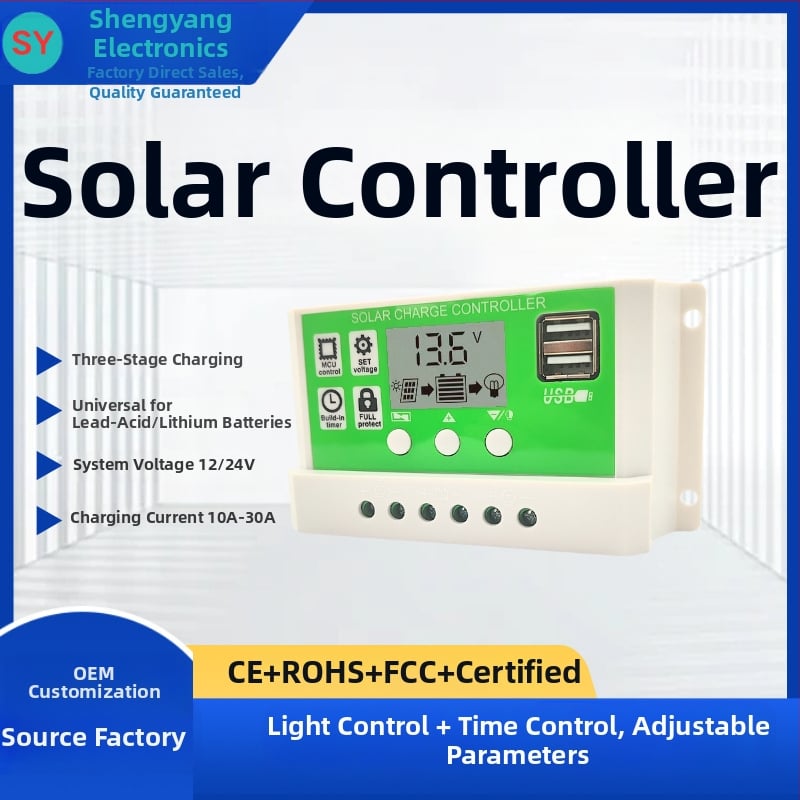 PWM solarni regulator 12/24V za fotonaponsko punjenje i ulično osvjetljenje