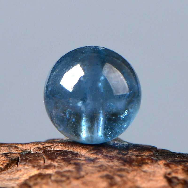 Dada Crystal естествени кристални мъниста – кръгли аквамарин мъниста, за DIY бижута