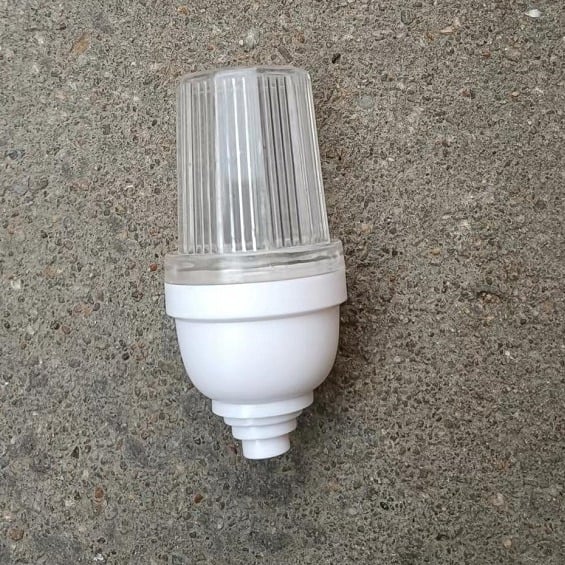 HY-3342 Прозрачен кръгъл пластмасов абажур за LED крушка