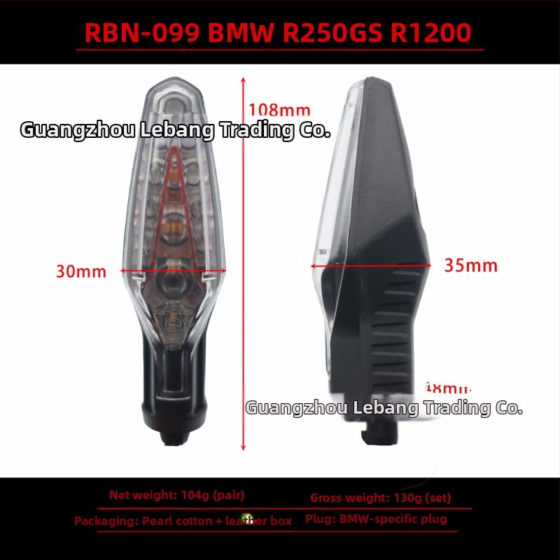 LED smerovka pre motocykel BMW S1000RR/XR/R1300GS – príslušenstvo pre úpravy