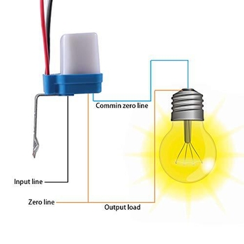 AS-10 Controler automat pentru iluminat stradal cu senzor de lumină, impermeabil, 110V/220V