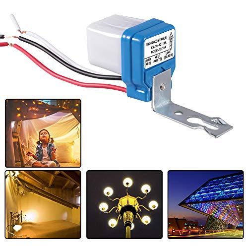 AS-10 Controler automat pentru iluminat stradal cu senzor de lumină, impermeabil, 110V/220V