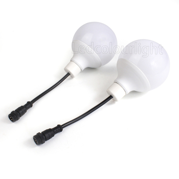 95 мм DMX RGB LED крушка за декорация, паркове и търговски центрове, звездно небе арт музей, пикселно осветление