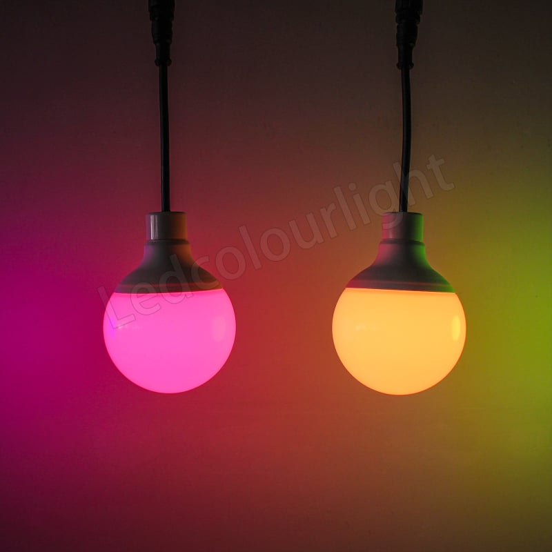 95 мм DMX RGB LED крушка за декорация, паркове и търговски центрове, звездно небе арт музей, пикселно осветление