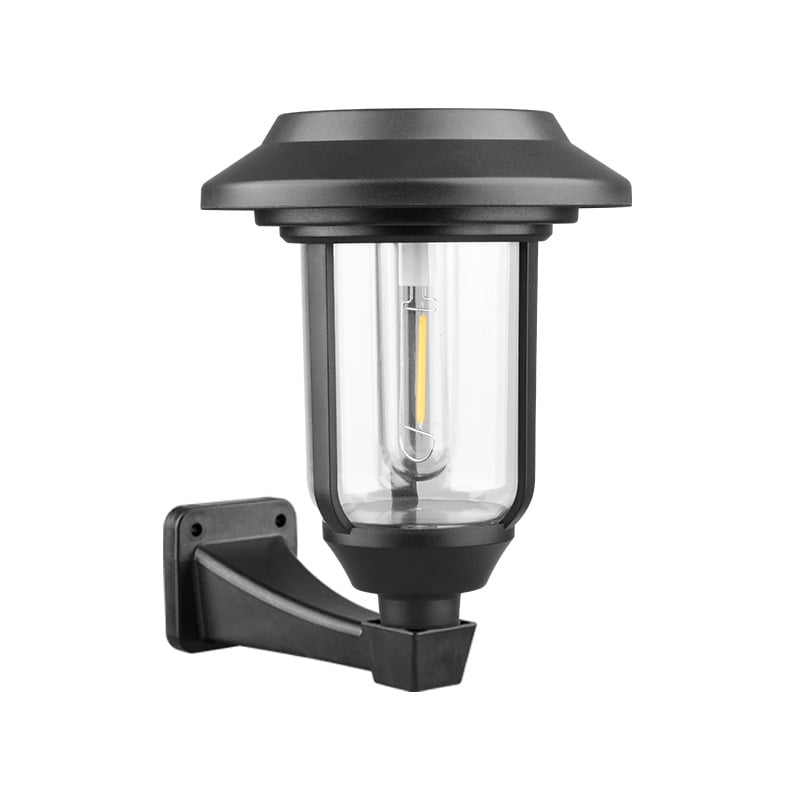 Lampă exterioară impermeabilă pentru grădină și curte, filament wolfram, iluminare ambientală solară