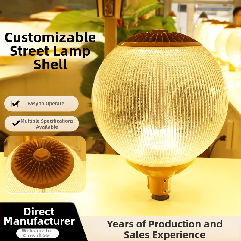 LED 50W tienidlo na lampu s nefritovou orchideou, guľovité tienidlo s hliníkovým puzdrom