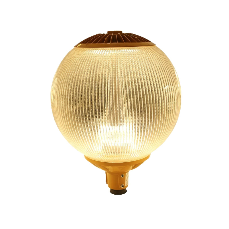 LED 50W Jade Orchid стъклен абажур за лампа, сферичен дизайн с алуминиево тяло
