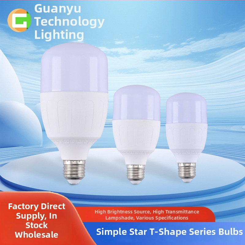 LED žiarovka Stars T-Bubble Series E27 s tienidlom z PP, 5W