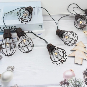 Solarne LED lampe od željeza, vanjska rasvjeta, vodootporne kuglice, božićna dekoracija dvorišta