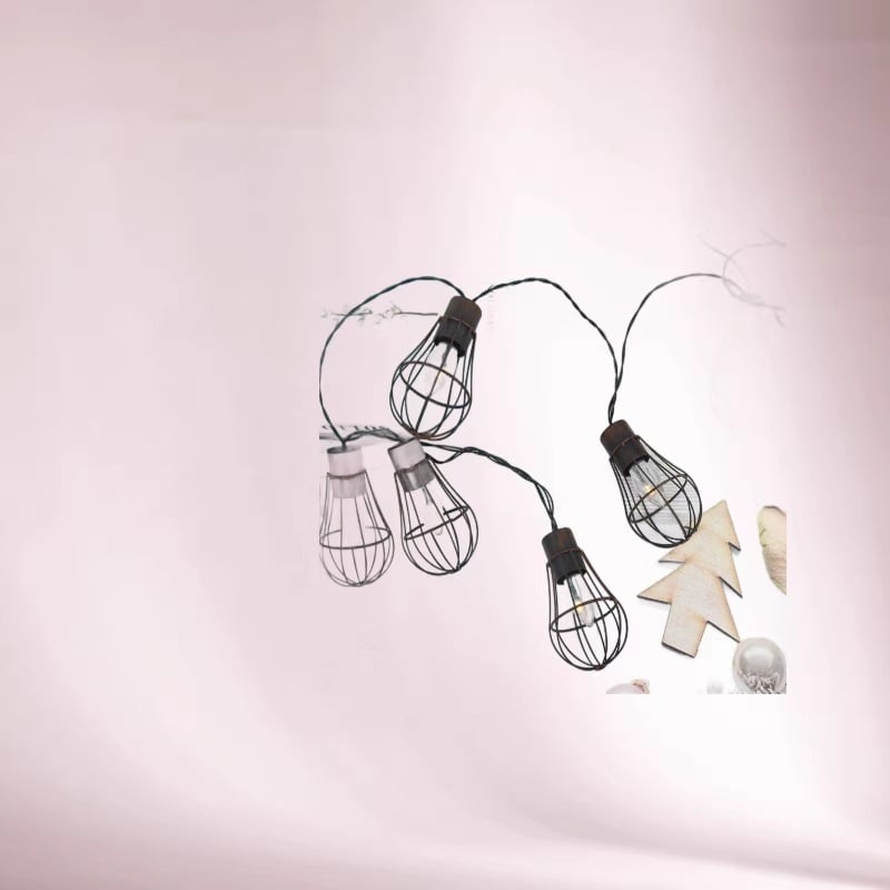 Solarne LED lampe od željeza, vanjska rasvjeta, vodootporne kuglice, božićna dekoracija dvorišta