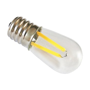T22 LED нишкова лампа, 1.5W, E17 база, 220V, 2700K топла светлина, лампа за хладилник
