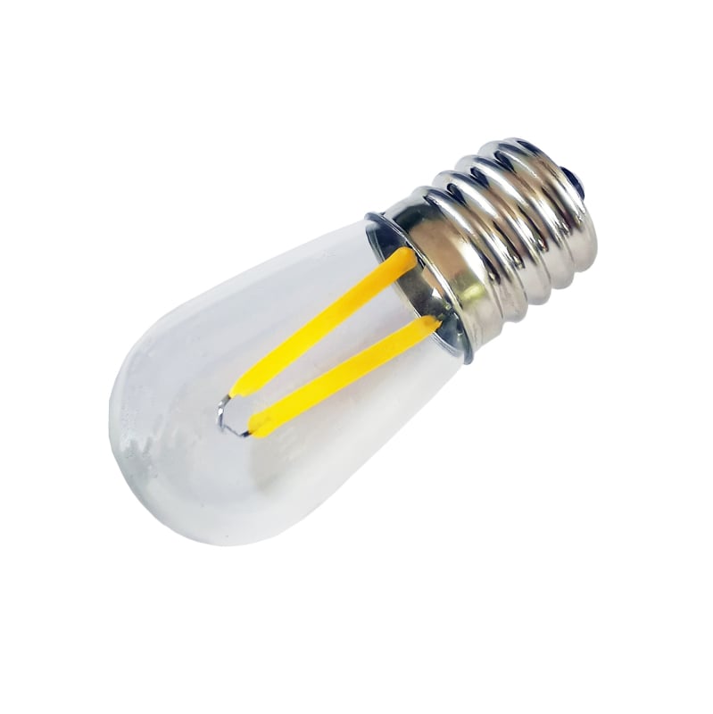 T22 LED нишкова лампа, 1.5W, E17 база, 220V, 2700K топла светлина, лампа за хладилник