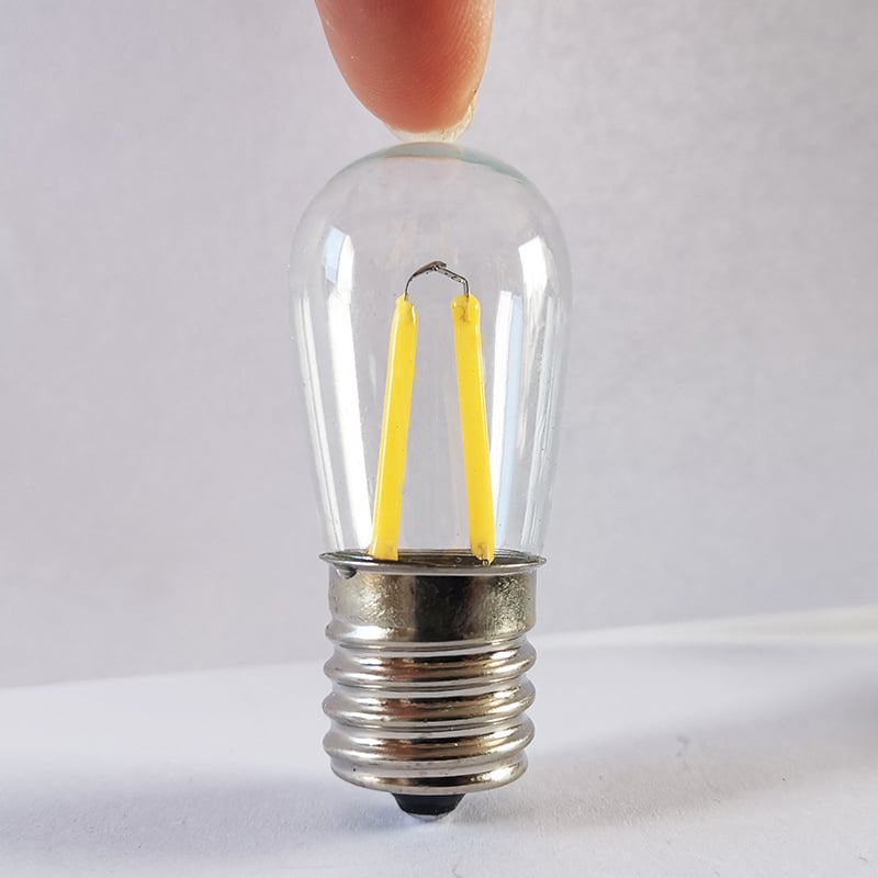 T22 LED нишкова лампа, 1.5W, E17 база, 220V, 2700K топла светлина, лампа за хладилник