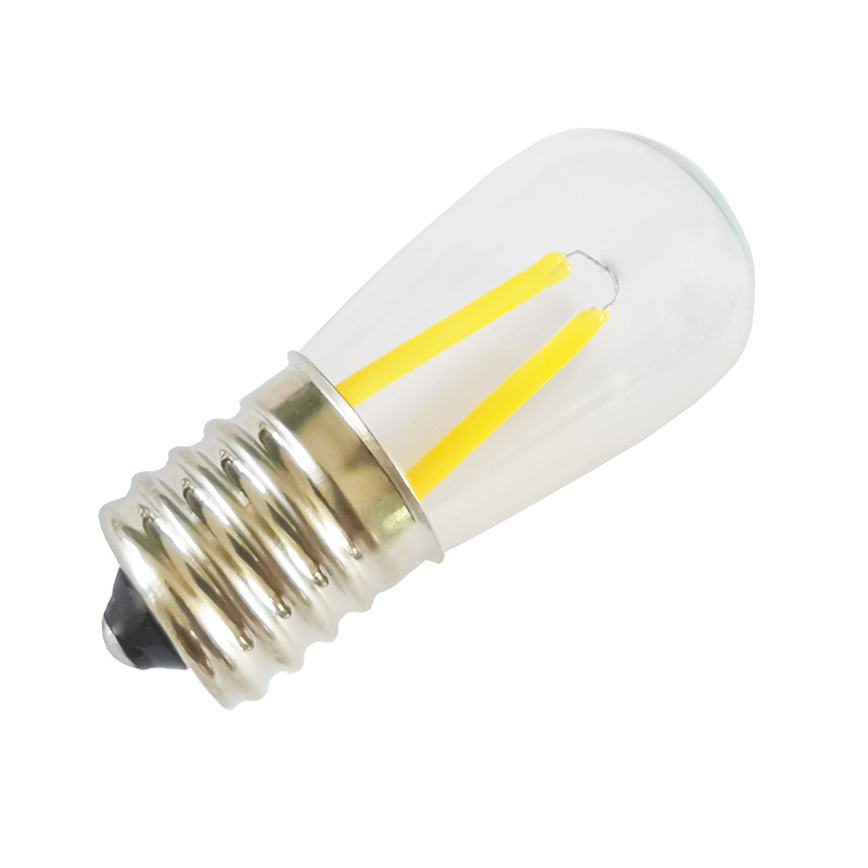 T22 LED нишкова лампа, 1.5W, E17 база, 220V, 2700K топла светлина, лампа за хладилник