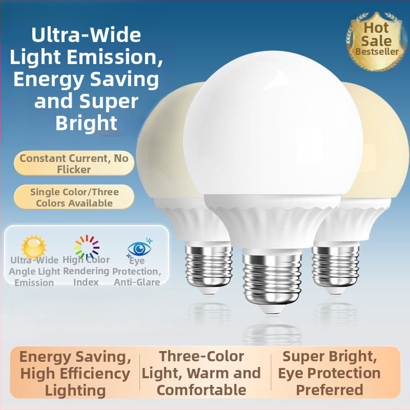 LED лампа Драконова топка с база E27, изцяло пластмасов корпус, светлина за фотография, домашно и търговско осветление, енергоспестяваща лампа