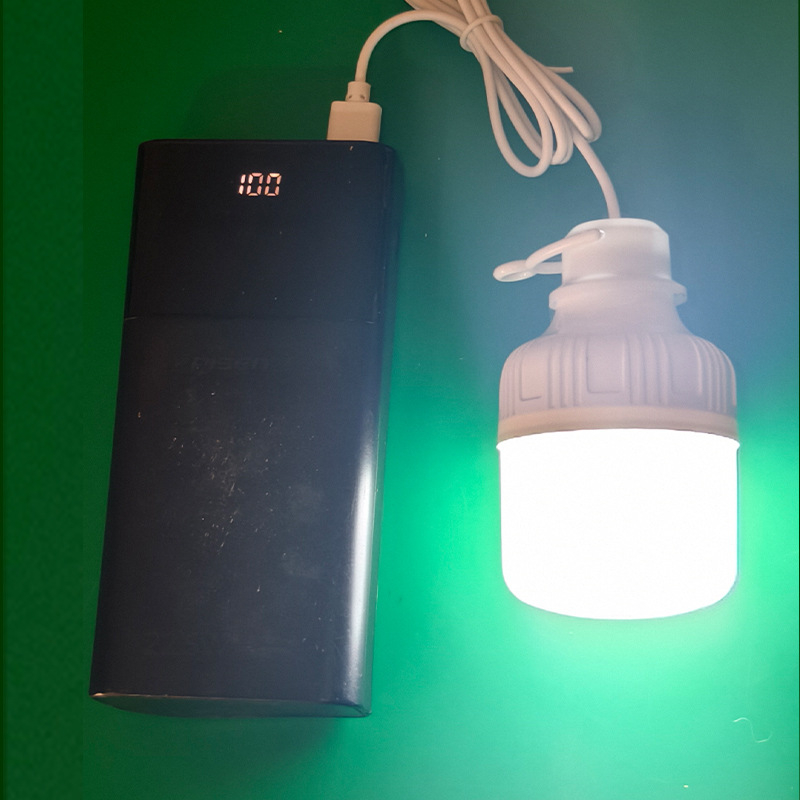 USB LED крушка, 5V ниско напрежение – къмпинг и нощна лампа