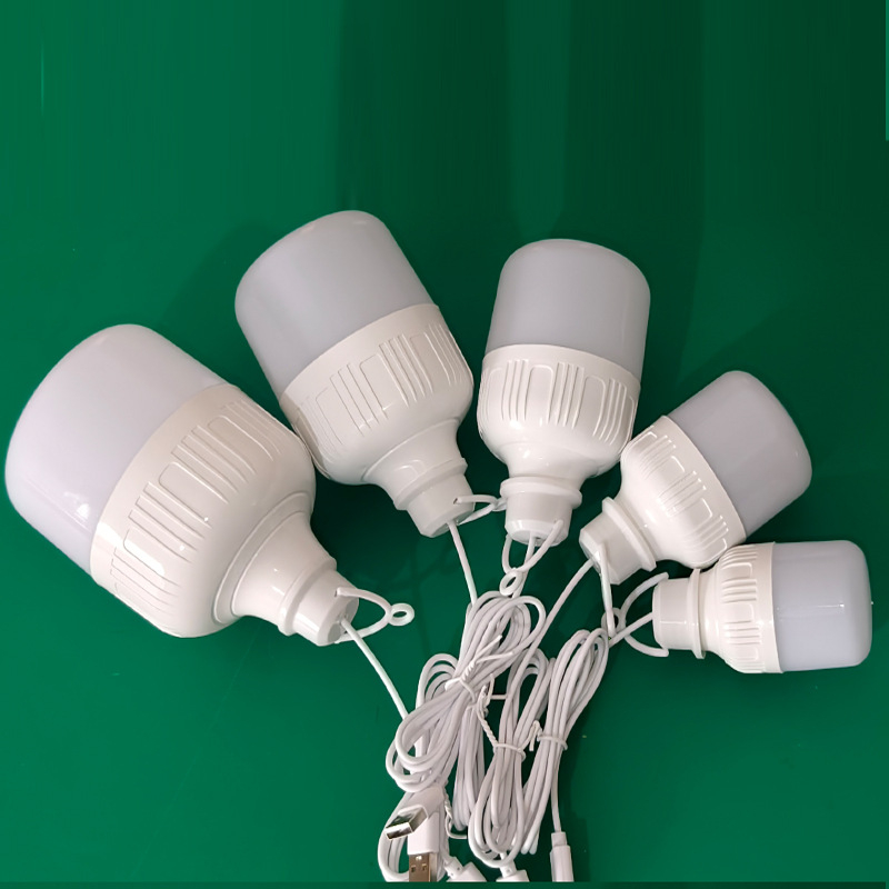 USB LED крушка, 5V ниско напрежение – къмпинг и нощна лампа